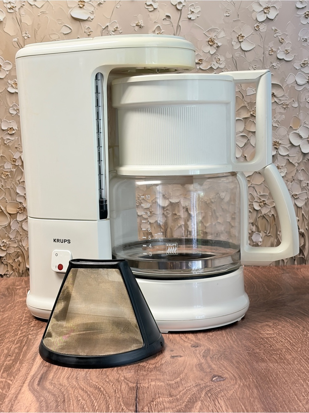 Krups Brewmasterplus Drip Coffee Maker with Glass Carafe